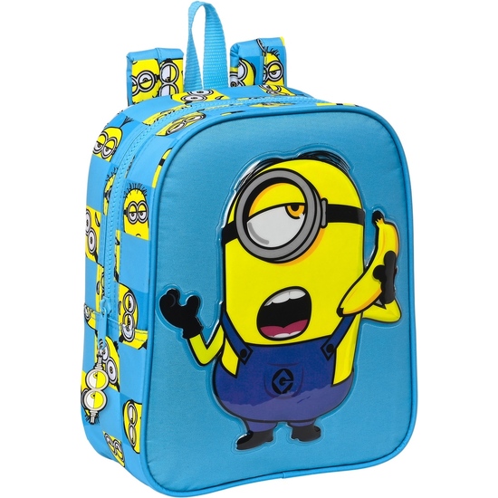 MOCHILA GUARDERIA ADAPT.CARRO MINIONS "MINIONSTATIC" image 0