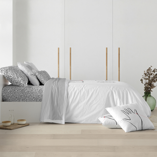 FUNDA NÓRDICA 100% ALGODÓN MODELO LOVE PARA CAMA DE 200X200 CM image 1