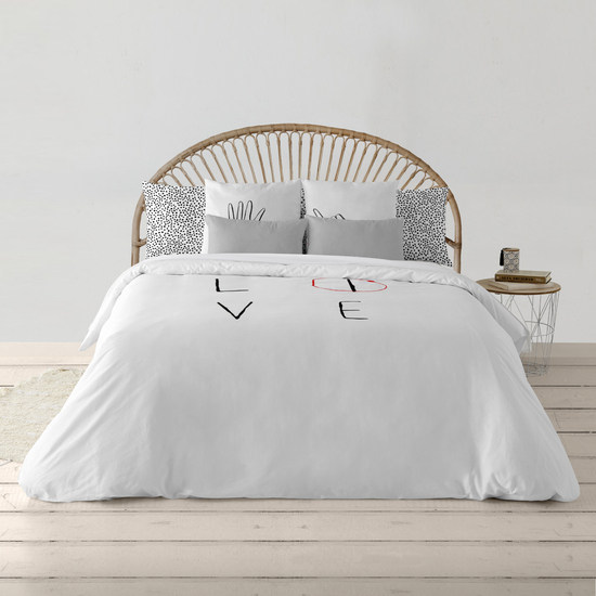 FUNDA NÓRDICA 100% ALGODÓN MODELO LOVE PARA CAMA DE 200X200 CM image 3