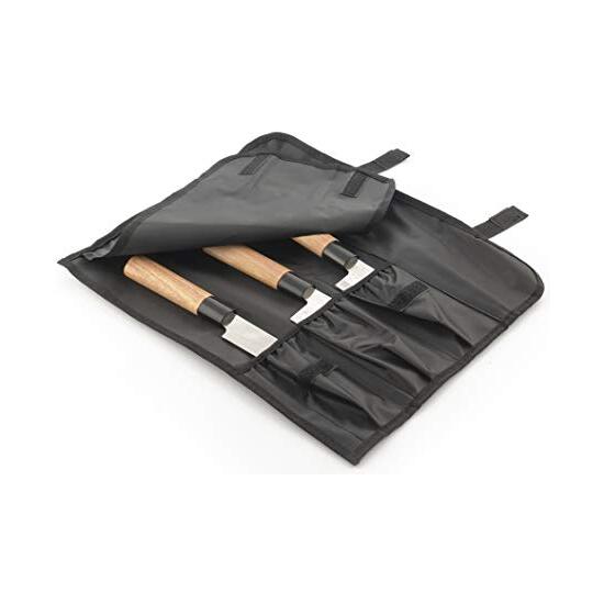 SET DE CUCHILLOS JAPONESES CON FUNDA DE TRANSPORTE PROFESIONAL DAMAS·Q INNOVAGOODS image 0