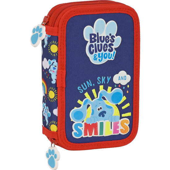 PLUMIER DOBLE PQÑO 28 PCS BLUES CLUES image 0