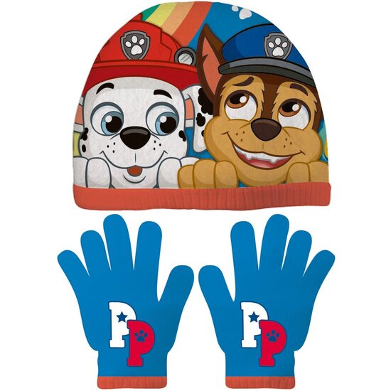 SET GORRO/GUANTES INFANTIL 48/51 PAW PATROL "FRIENDSHIP" image 0