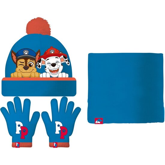 SET GORRO/BUFF/GUANTES BEBÉ 44/46 PAW PATROL "FRIENDSHIP" image 0