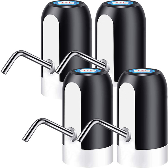 4X DISPENSADOR DE BOMBA DE AGUA DISTRIBUIDOR DE CARGA USB, EXTRAÍBLE Y CONVENIENTE PARA USAR EN AGUA EMBOTELLADA, CON ADAPTADORES COMPATIBLE CON GARR image 0