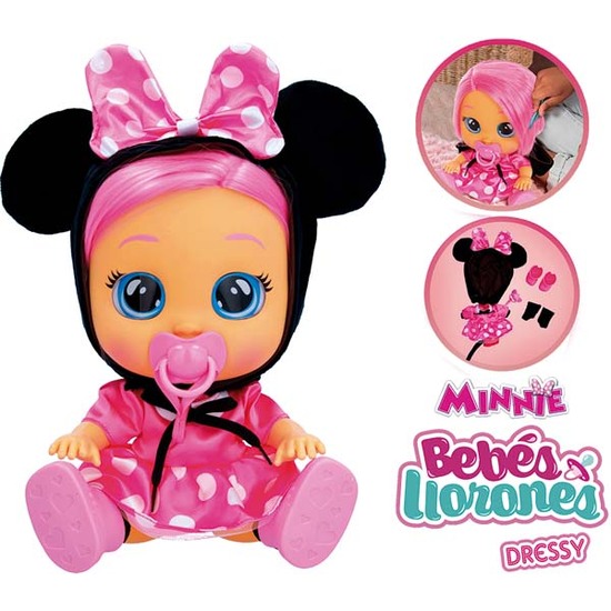 MUÑECA BEBES LLORONES DRESSY MINNIE image 0