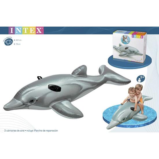 FIGURA DELFIN HINCHABLE 201X76 CM. image 0