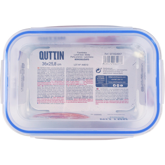 RECT.EXTRA-LARGE LUNCH BOX 36X25,8X11.9CM image 3