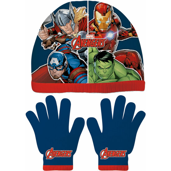 SET GORRO/GUANTES INFANTIL 51/54 AVENGERS "INFINITY" image 0