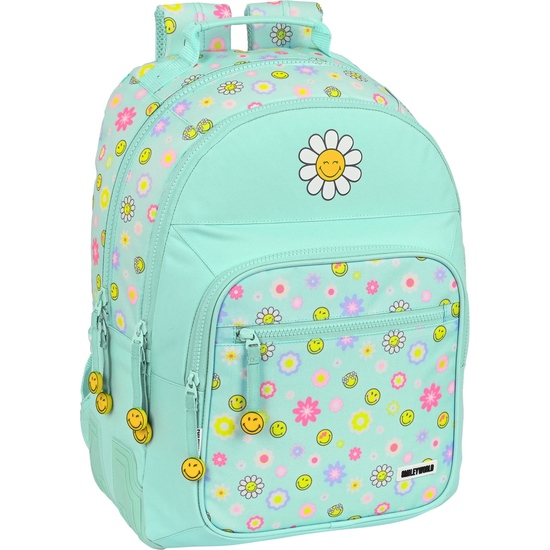 MOCHILA DOBLE ADAPT.CARRO SMILEY WORLD "SUMMER FUN" image 0