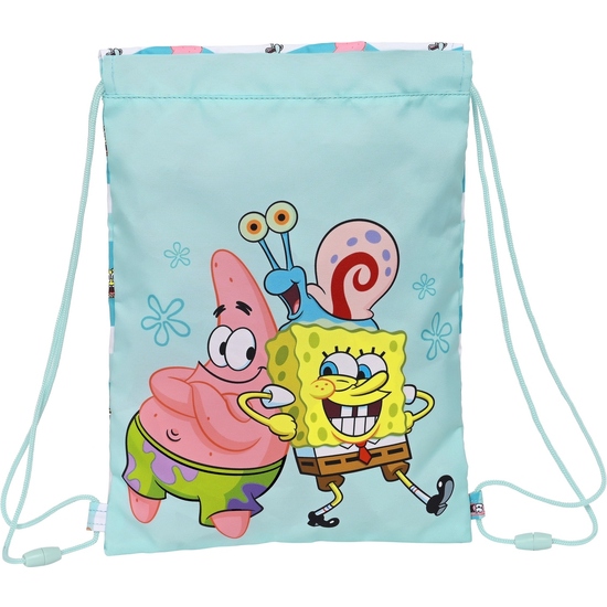 SACO PLANO JUNIOR BOB ESPONJA "STAY POSITIVE" image 0