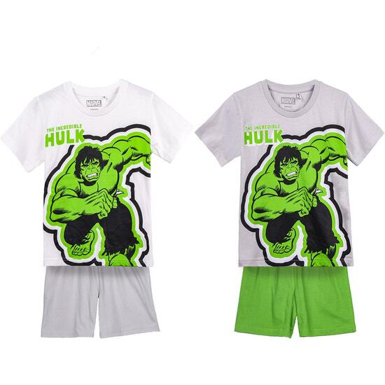 PIJAMA CORTO AVENGERS HULK GRAY image 0