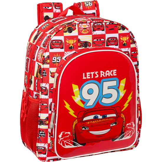 MOCHILA JUNIOR ADAPT.CARRO CARS "LETS RACE" image 0