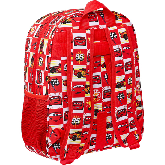 MOCHILA JUNIOR ADAPT.CARRO CARS "LETS RACE" image 1