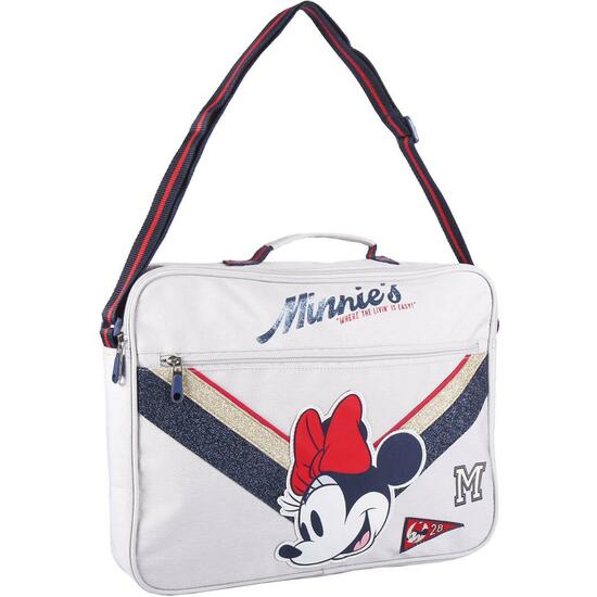 MOCHILA ESCOLAR CARTERONA MINNIE LIGHT GRAY image 0