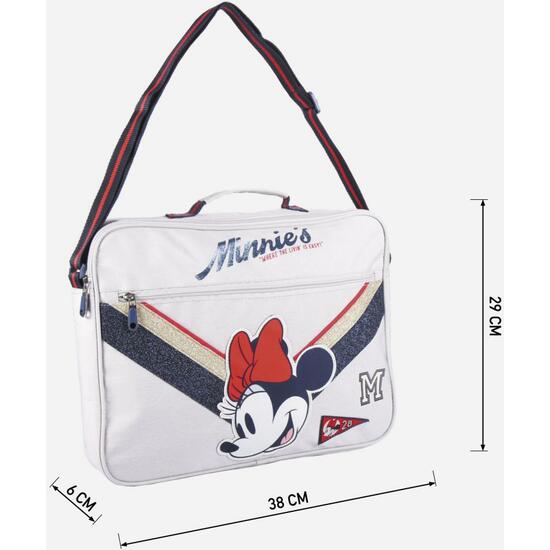 MOCHILA ESCOLAR CARTERONA MINNIE LIGHT GRAY image 3