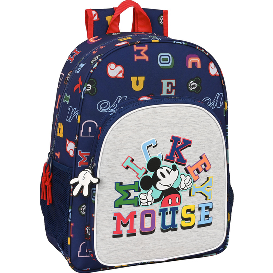 MOCHILA DE 33 CM ADAPT.CARRO MICKEY MOUSE "ONLY ONE" image 0