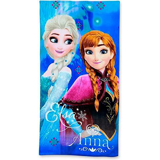 TOALLA FROZEN ELSA&ANNA 70X140 CM. image 0