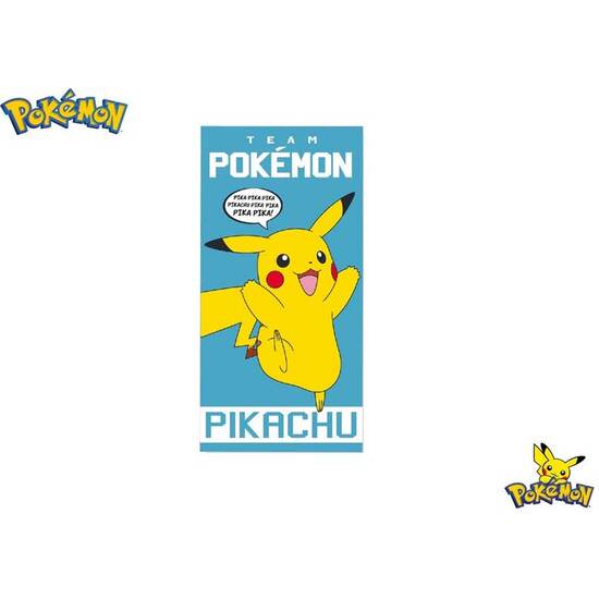 TOALLA PIKACHU POKEMON 70X140 CM. image 0