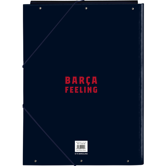 CARPETA FOLIO 3 SOLAPAS F.C.BARCELONA CORPORATIVA image 1