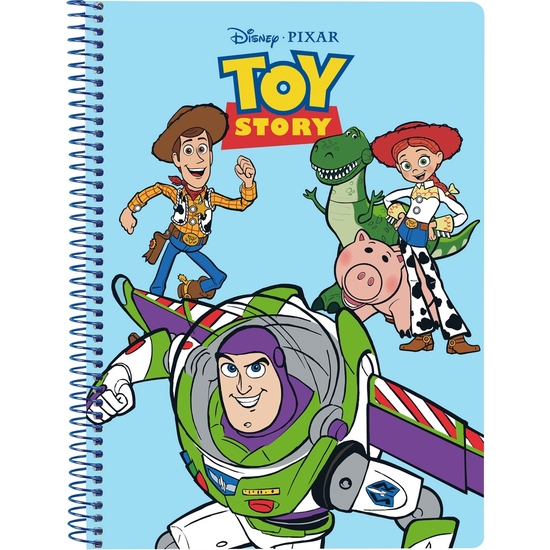 LIBRETA CUARTO 80 H. TAPAS DURAS TOY STORY "READY TO PLAY" image 0