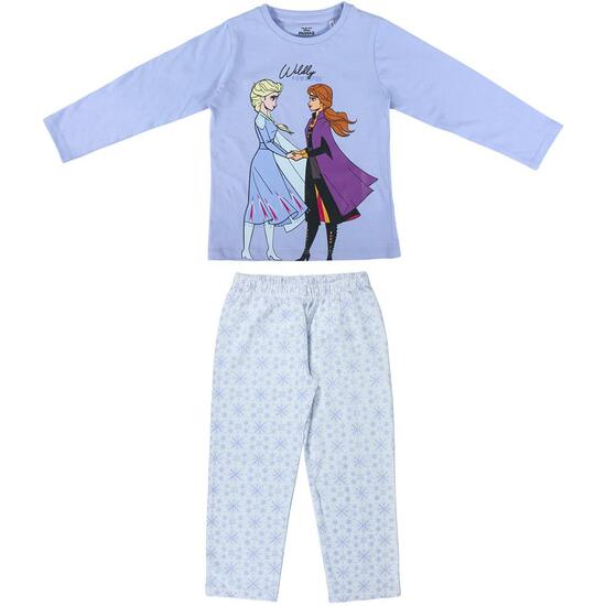 PIJAMA LARGO SINGLE JERSEY FROZEN II LIGHT BLUE image 0