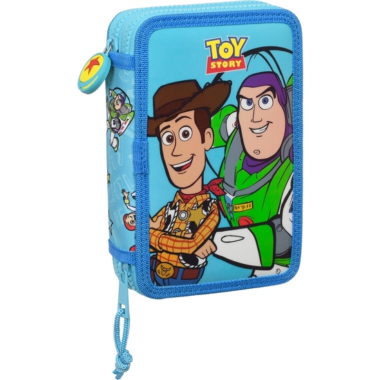 PLUMIER DOBLE PQÑO 28 PCS TOY STORY "READY TO PLAY" image 0