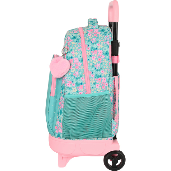 MOCHILA GDE. C/RUEDAS COMPACT EXTRAIBLE VMB "MINT PARADISE" image 2