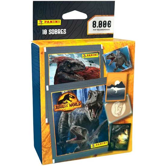 ECOBLISTER 10 SOBRES JURASSIC WORLD image 0