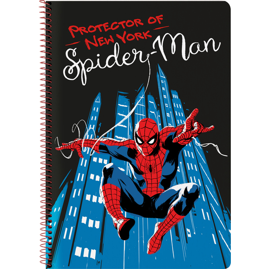 LIBRETA FOLIO 80 H. TAPAS DURAS SPIDER-MAN "HERO" image 0