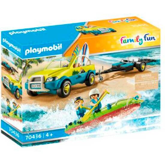 COCHE DE PLAYA CON CANOA PLAYMOBIL image 0