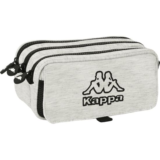 PORTATODO TRIPLE BIG KAPPA "GREY KNIT" image 0