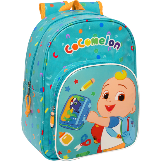 MOCHILA INFANTIL ADAPT.CARRO FACIL LIMP. COCOMELON "BACK TO CLASS" image 0