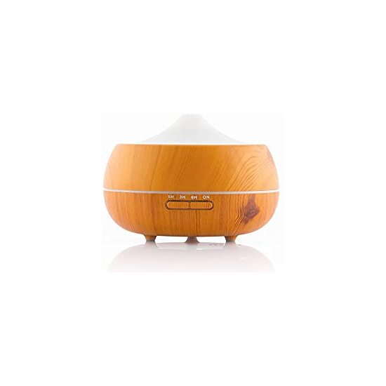 HUMIDIFICADOR DIFUSOR DE AROMAS LED WOODEN-EFFECT INNOVAGOODS image 0