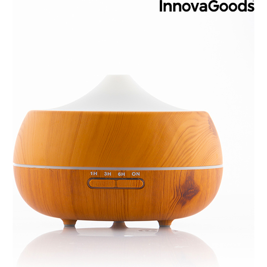 HUMIDIFICADOR DIFUSOR DE AROMAS LED WOODEN-EFFECT INNOVAGOODS image 4