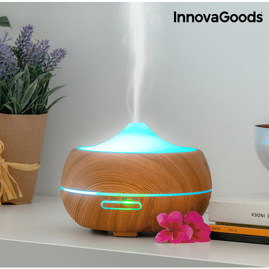 HUMIDIFICADOR DIFUSOR DE AROMAS LED WOODEN-EFFECT INNOVAGOODS image 5