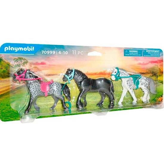 3 CABALLOS PLAYMOBIL image 0