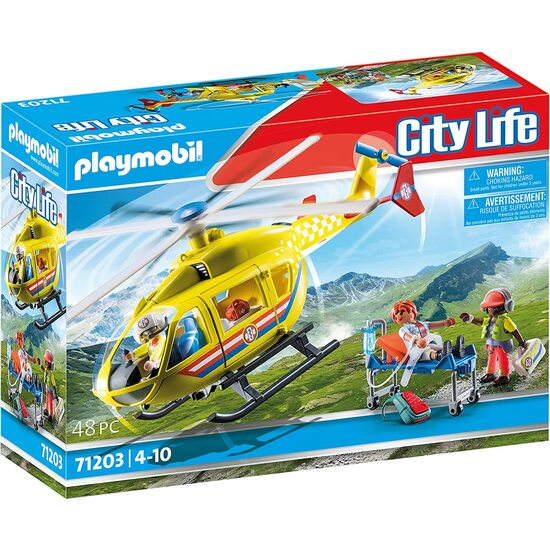 HELICOPTERO DE RESCATE PLAYMOBIL image 0