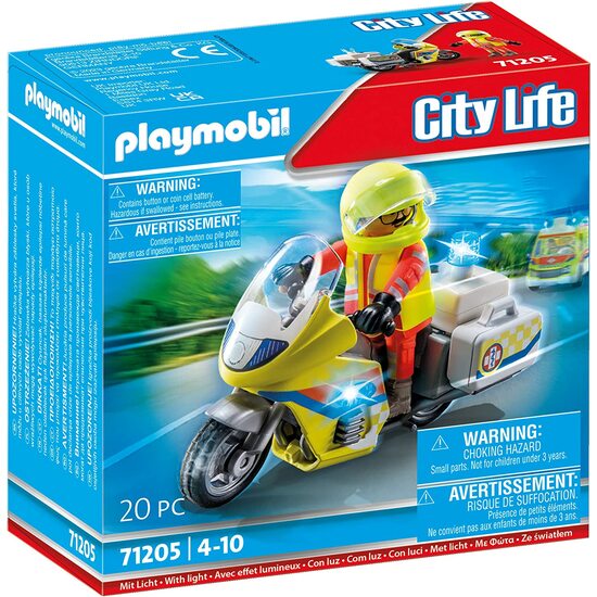 MOTO EMERGENCIAS PLAYMOBIL image 0