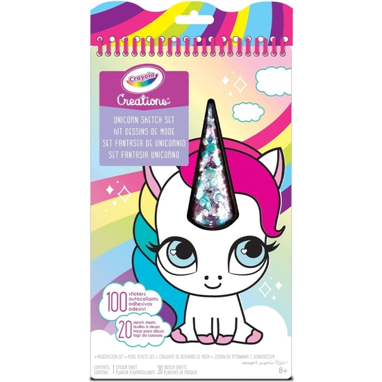 CRAYOLA SET CREATIVO UNICORNIO LIBRO+PEGATINAS image 0