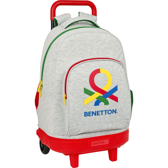 MOCHILA GDE. C/RUEDAS COMPACT EXTRAIBLE BENETTON "POP" image 0