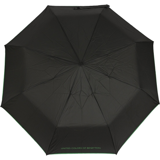 PARAGUAS PLEGABLE AUTOMATICO 52 CM BENETTON BLACK image 4