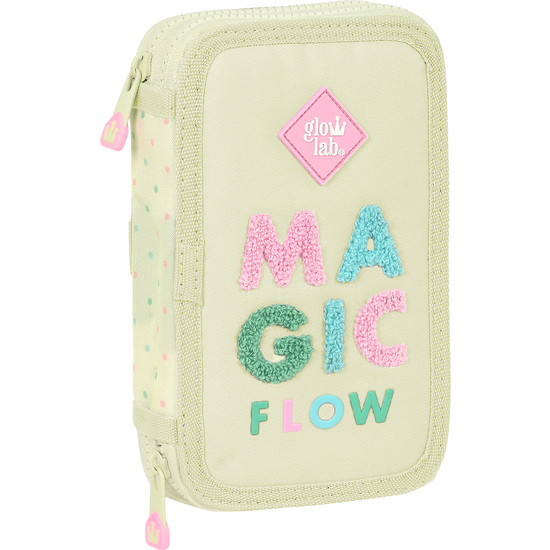 PLUMIER DOBLE PQÑO 28 PCS GLOWLAB "MAGIC FLOW" image 0