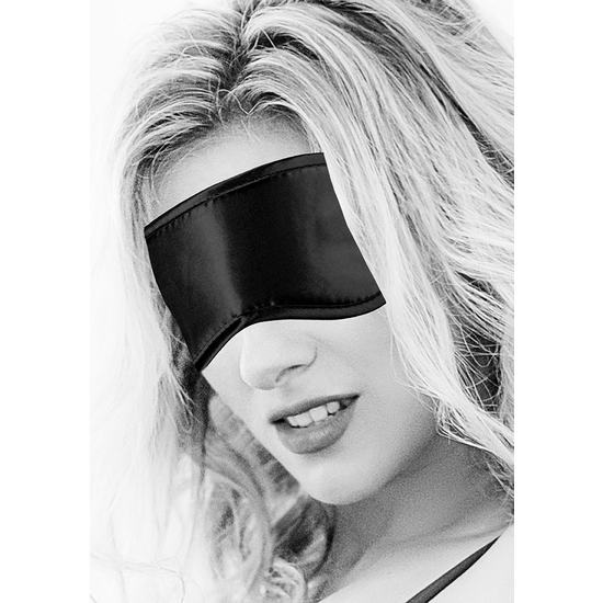 OUCH! - SATIN EYE - MASK - BLACK image 0