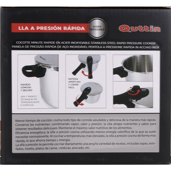 OLLA PRESION RAPIDA 6LTS QUTTIN image 2