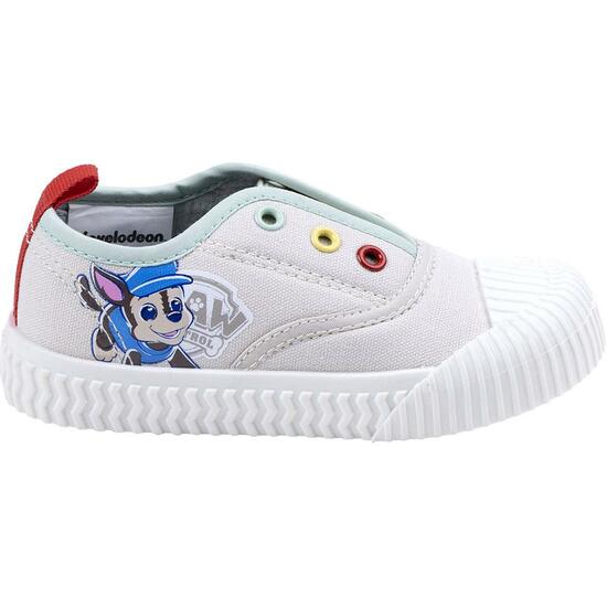 ZAPATILLA LONETA SUELA PVC ELÁSTICOS PAW PATROL BEIGE image 0