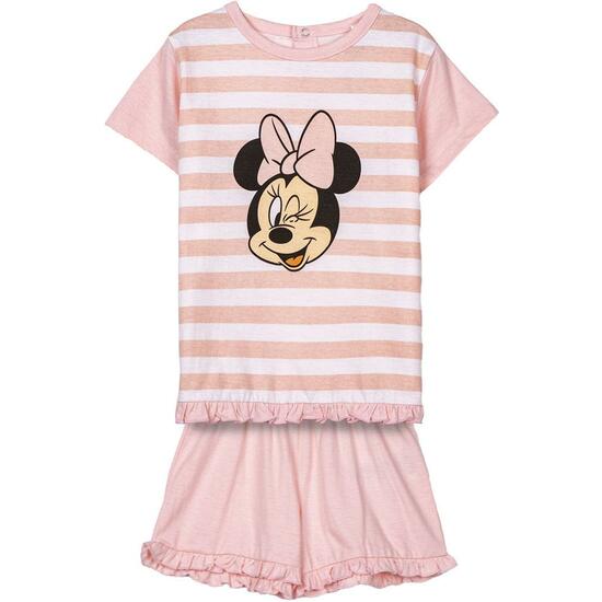 PIJAMA CORTO SINGLE JERSEY MINNIE PINK image 0