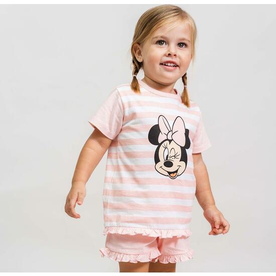 PIJAMA CORTO SINGLE JERSEY MINNIE PINK image 3