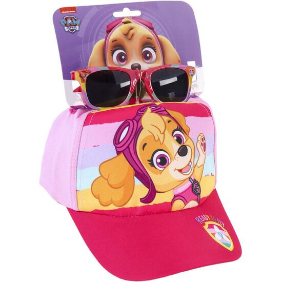 GORRA SET GAFAS DE SOL PAW PATROL SKYE PINK image 0