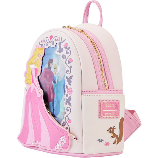 MOCHILA LENTICULAR LA BELLA DURMIENTE DISNEY LOUNGEFLY 26CM image 2