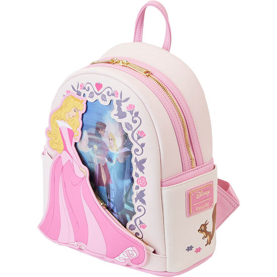 MOCHILA LENTICULAR LA BELLA DURMIENTE DISNEY LOUNGEFLY 26CM image 3